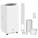 12000 BTU Quiet Mobile Air Conditioner for 28m, with 24H Timer On/off