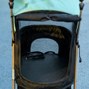 PawHut Pet Stroller for XS and S Dogs w/ Rain Cover