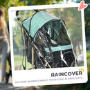 PawHut Pet Stroller for XS and S Dogs w/ Rain Cover