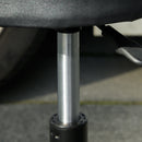 HOMCOM Pneumatic Adjustable Mechanic Stool w/ Tool Tray, Wheels