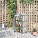 Outsunny Mini Greenhouse 3 Tier 69Lx49Wx125H cm - Clear