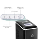 HOMCOM Ice Maker 12kg - Black