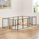 PawHut 2 Piece Expansion Pack Dog Pen for 80cm High Animal Pen