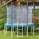 SPORTNOW 10FT Trampoline Pad Spring Cover, Waterproof, Multi-Colored