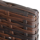 Outsunny Rattan Dining Set 9 Piece - Brown