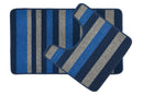 Jersey - Contrast Stripe 2pc Bath set in Blue
