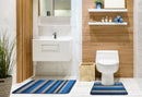 Jersey - Contrast Stripe 2pc Bath set in Blue