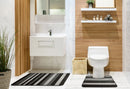 Jersey - Contrast Stripe 2pc Bath set in Grey