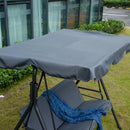 Outsunny Swing Chair 3-Seater -Dark Grey