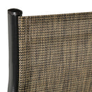 Outsunny Set Of 4 Garden Dining Chair Set Outdoor W/ High Back Armrest Brown
