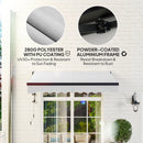 Outsunny 2.5 x 2m Electric Retractable Awning w/ Aluminium Frame