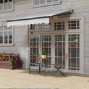 Outsunny 2.5 x 2m Electric Retractable Awning w/ Aluminium Frame