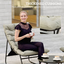Outsunny 4 PC Garden Furniture Set with Loveseat, Chairs, Table