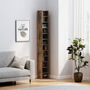 HOMCOM 204 CD Storage Tower Tall Bookcase Bookshelf with Cubes
