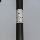 Outsunny 2.5m Round Curved Adjustable Parasol Sun Umbrella Metal Pole Grey