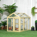 PawHut Chicken Run, Wooden Chicken Coop w/ Combinable Design