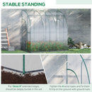 Outsunny Greenhouse Lean To 214x118x212cm - Clear