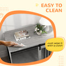 PawHut Dog Crate Furniture with Removable Cushion for XL-sized Dogs - Grey
