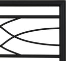 KELLY 3' SINGLE BED - BLACK