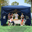 Outsunny  Pop Up Gazebo Tent  2.95 m x 2.95 m -  Blue