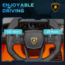 AIYAPLAY Yellow Lamborghini Revuelto Licensed Ride On Car W/ Suspension