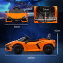 AIYAPLAY Yellow Lamborghini Revuelto Licensed Ride On Car W/ Suspension