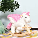 HOMCOM children's Rocking Unicorn - Pink & White