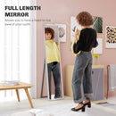 HOMCOM Floor Mirror Wall Mounted Leaning Standing Mirror