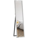HOMCOM Floor Mirror Wall Mounted Leaning Standing Mirror