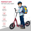 HOMCOM 12" Tyres Scooter-Red