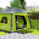Outsunny Inflatable Camping Tent, Easy Setup 2 Man Tent