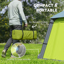 Outsunny Inflatable Camping Tent, Easy Setup 2 Man Tent