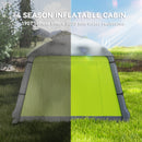 Outsunny Inflatable Camping Tent, Easy Setup 2 Man Tent