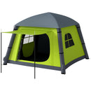 Outsunny Inflatable Camping Tent, Easy Setup 2 Man Tent