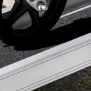 HOMCOM Aluminium Telescopic Wheelchair Ramps, 122cm, 270kg, Folding Ramp