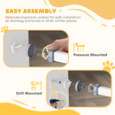 Pressure Fit Safety Gate w/ Auto Closing Door, Double Locking
