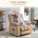 HOMCOM Power Lift Recliner Chair With Vibration Massage, USB