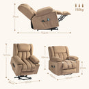 HOMCOM Power Lift Recliner Chair With Vibration Massage, USB
