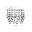 Acle Crystal Light with 1 Light Chrome