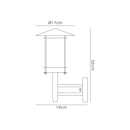 Darwen Wall Light 1 Light Black