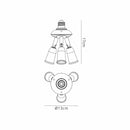 Addlestone  Light Holder with 3 Lights White