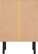 LEON 3 DRAWER BEDSIDE - MEDIUM OAK EFFECT