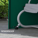 Outsunny 3 Seater Garden Swing Cover, Windproof and Anti-UV