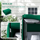 Outsunny 3 Seater Garden Swing Cover, Windproof and Anti-UV