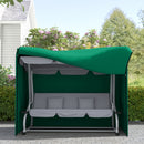 Outsunny 3 Seater Garden Swing Cover, Windproof and Anti-UV
