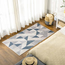 HOMCOM Modern Geometric Rug 80x150 cm - Grey