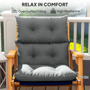 Outsunny Adirondack Chair Cushion Rocking Chair Cushion w/ Ties