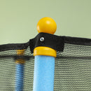 HOMCOM Trampoline For Kids W/Enclosure Net Built-in Zipper 3-10 Year