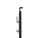 SPORTNOW Vertical & Horizontal Bike Rack Fits 6"-28" And 700c Bikes, Black