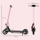 SPORTNOW Folding Electric Scooter W/ LED Lights And Display